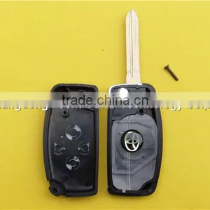 Top Seller Toyota Car Remote Key 3 Button Flip Key Shell Blank Case Toyota Remote Key thumbnail-6