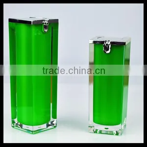 30ml/40ml/50ml Square Plastic Pump Bottle for Cosmetic Packaging thumbnail-2