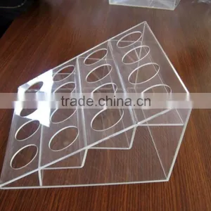 4 Tiers Acrylic Nail Polish Displays Rack, Acrylic Cosmetic Display Stand thumbnail-4