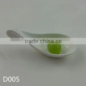 Unique Design Spoon Shape Ceramic Dishes 4"/5" Bone China Dinner Ware Dish thumbnail-3