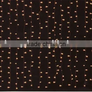Led Golden Star Christmas Lcurtain Ights thumbnail-1