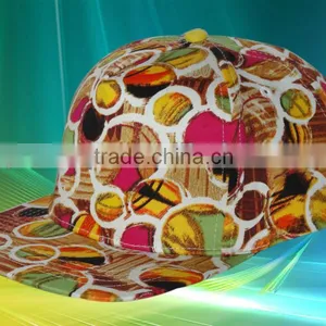 New Style Custom Floral 5 Panel Hat thumbnail-2