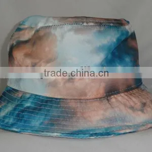 Women Polyester Printed Bucket Hat With OEM Custom thumbnail-1