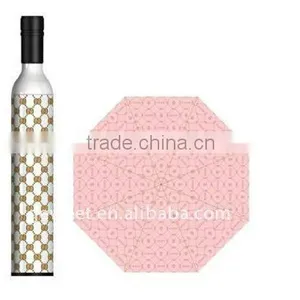 3 Folding Wine Bottle Umbrellas for Rain thumbnail-1