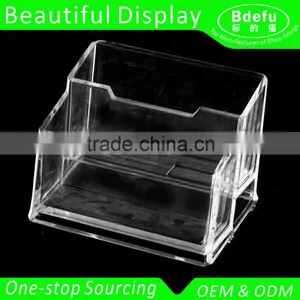 Customized Clear Acrylic Box Design Name Card Rack thumbnail-1