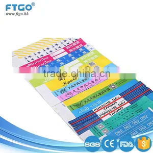 Low Price Custom Design Tyvek Party Event One off Paper Bracelet thumbnail-3