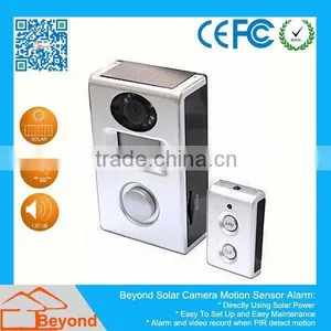 Waterproof Pir Mini Dvr Camera Solar Camera Alarm With Video Record and Solar Panel thumbnail-1