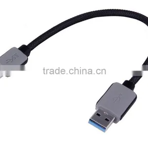 USB 3.0 Female Cable to USB 3.1 Type C Male Short Data Cable Connector Black 0.15m/1m/1.5m Available thumbnail-1