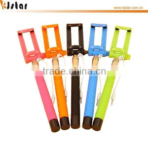 KJstar Z06-4 Handy Wired Selfie Monopod for Mobile Phone thumbnail-1