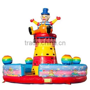 CLIMBING TOWER CLOWN Commercial Children Inflatable Rock Climbing Wall thumbnail-1