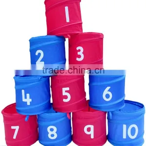 Portable Receive Barrels Colored Storage Baskets thumbnail-1