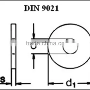 Din 9021 Flat Washers Fastener thumbnail-1