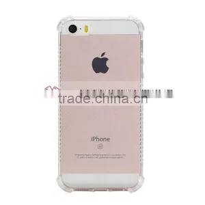 Hot Sale Slim Clear Soft TPU Shockproof Case Cover for Iphone 5/SE With Low Price thumbnail-3