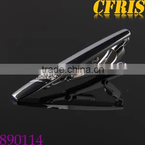 Wholesale Polished Metal Clip Tie thumbnail-1