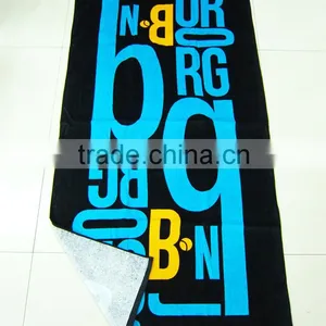 2015 Velvet Printing Style Logo Brand Towel With Letters Image thumbnail-3