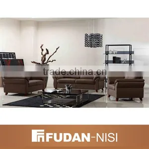 Cheap Home Furniture Leather Sectional Sofa Set 3 1 1 thumbnail-1