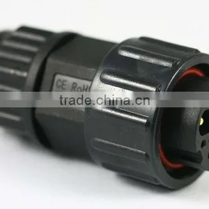 29mm 3pins+9sockets Power and Data Male Hybrid Waterproof Connector thumbnail-1
