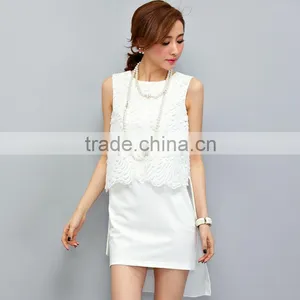 Vintage Lady Fashion White New Design Bodycon Dress thumbnail-1