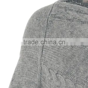 Women Knitted Trendy Winter Ponchos Turkish Knitwear Supplier in Turkey Ladies Sweater Pullover Blouse Cardigan Made in Turkey thumbnail-6