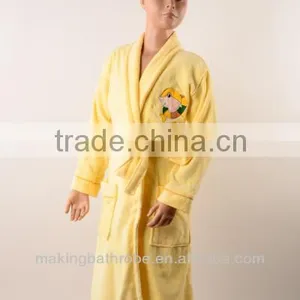 Kids Terry Cloth Bathrobes With Embroidery Wholesale thumbnail-1