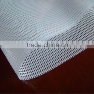 Flame-resistant,cold-resistant 200*300D PVC Transparent Mesh Fabric thumbnail-4