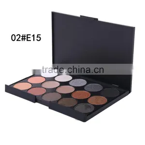 Newest Cheap Romantic Color Makeup Shinning Eye Shadow ,15 Colors Mixed Glitter Matte Eyeshadow Palette thumbnail-3