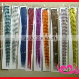 Pretty Clip in Colored Hair Extensions Synthetic Feather Hair Extension Synthetic Hair Extension thumbnail-1