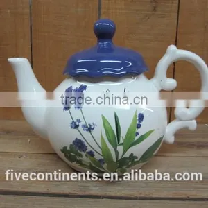 New Lavender Design Ceramic Teapot Water Pot thumbnail-1