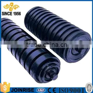 Rubber Coated Buffer Conveyor Roller for Stone Quarry thumbnail-5