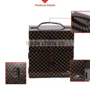 2016 Factory Price Cosmestic Suitcase Makeup Box Cosmetic Rolling Suitcase thumbnail-5