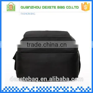 High Capacity Black Trendy Ergonomic Polyester Backpack for Men thumbnail-5