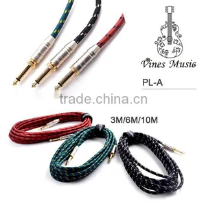 Wholesale Woven Musical Instrument Cable for Guitar Accessories thumbnail-1