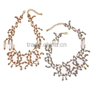 Cheap Wholesale Jewelry 2016 Latest Design Vintage Differant Design Pearl Necklace Small thumbnail-1