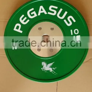 Crossfit 10kg Green Competition Bumper Plates thumbnail-4