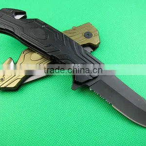 OEM Folding Knife 5Cr13 Hunting Knife Camping Glass Breaker Knife UDTEK01261 thumbnail-4