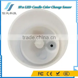 3Pcs LED Lectronic Candle Light Changing Color 7 Colors thumbnail-4
