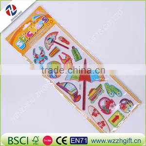 Bubble Stickers Foam Cartoon Kids Cute Stickers Puffy Stickers Children DIY Toys Girls Boys Birthday Gift thumbnail-1