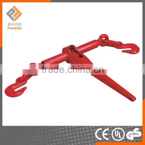 US Standard Ratchet Type Load Binder With Chain thumbnail-1
