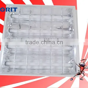 4*18W 600*600mm T8 Fluorescent Grille Ceiling Light thumbnail-1