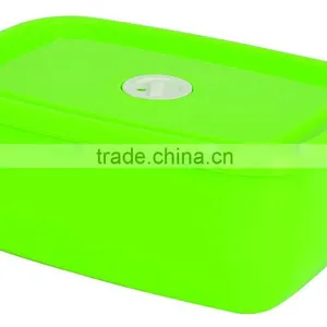 4Pcs High Quality Family Used Squareness Microwave Plastic Food Storage Container thumbnail-2