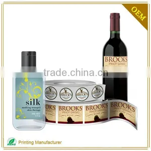 2015 Top Quality Bottle Neck Decal Sticker Label With Logo Printing Factory thumbnail-1