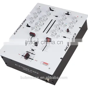Factory Price EPSILON INNO MIX 2 Channel SCRATCH DJ Mixer With Balance TRS 1/4 Master Outputs & 1/4 Headphone Input thumbnail-3