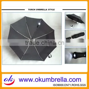 2013 Year Popular 3 Folding Torch Umbrella thumbnail-1