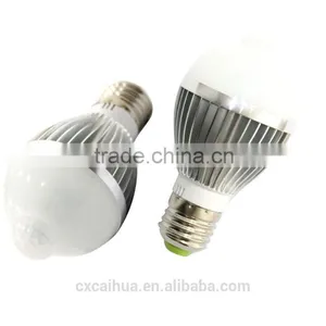 China Supplier Pir Sensor Bulb E27 B22 3w 5w 7w Sensor Led Lights thumbnail-5