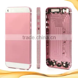 Pink Diamond Back Cover Housing for Iphone 5s thumbnail-1