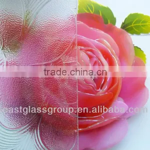 May Flower Clear Patterned Glass thumbnail-1