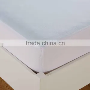 Skirted Twin / Queen Bird Eye Mesh Jersey Bed Fitted Sheet thumbnail-3