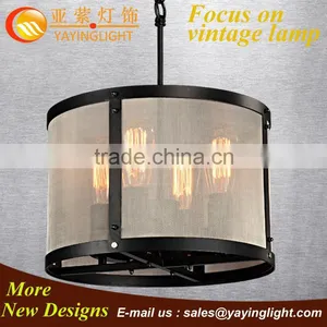 Stainless Iron Industrial Retro Pendant,sumptuous Neat Simple Pendant New,vintage Chandelier Hanging Lamp Retrospective thumbnail-1