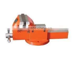6" HT250 Casting Base High Carbon Steel Opening Heavy Duty Stationary Type Bench Vice thumbnail-2
