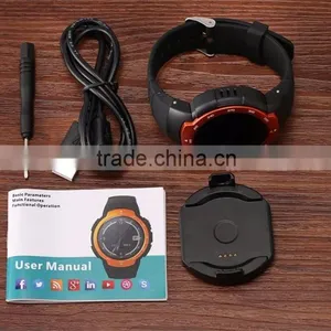 Heart Rate Pulse Monitor Z9 Smart Watch Android 5.1 OS MTK6580 Quad Core Smartwatch Phone Support Google Map 3G WiFi Connect thumbnail-5